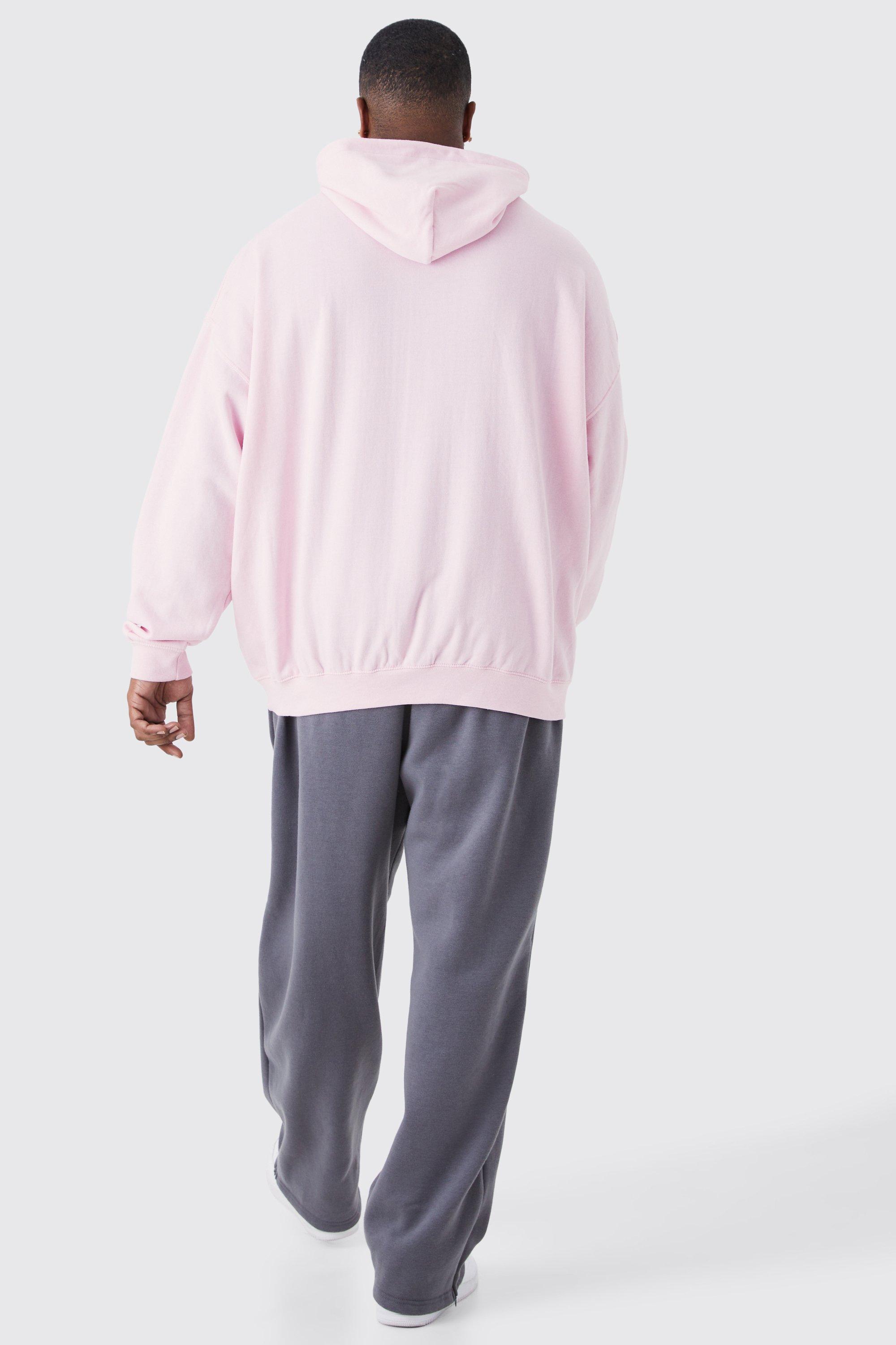 Mens pink hot sale hoodie uk